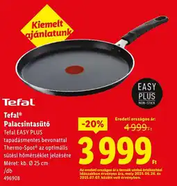Lidl Tefal Palacsintasütő ajánlat
