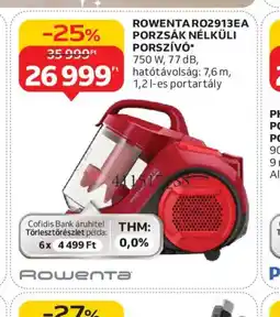 Auchan ROWENTA RO2913EA PORSZÍV ajánlat