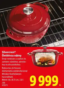Lidl Silvercrest Öntöttvas edény ajánlat
