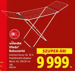 Lidl Vileda Ruhaszárító ajánlat