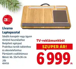 Lidl Livarno Laptopasztal ajánlat