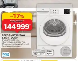 Auchan BEKO BM3T372E0W SZÁRÍTGÉP ajánlat