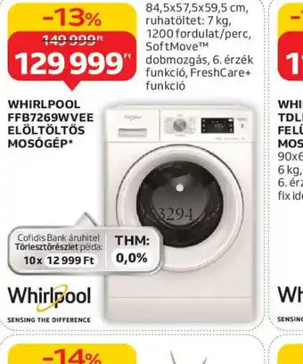 WHIRLPOOL FFB7269WVEE MOSGÉP