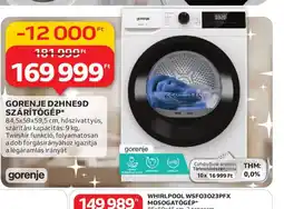 Auchan GORENJE D2HNE9D SZÁRÍTGÉP ajánlat