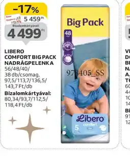 Auchan LIBERO COMFORT NADRÁGPELENKA ajánlat
