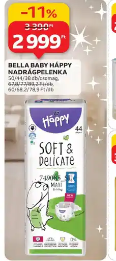 Auchan BELLA BABY HÁPPY NADRÁGPELENKA ajánlat