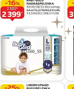 Auchan BABY GOLD NADRÁGPELENKA ajánlat