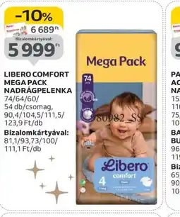 Auchan LIBERO COMFORT NADRÁGPELENKA ajánlat