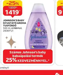 Auchan JOHNSON'S BABY TUSFÜRDŐ ajánlat