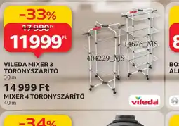 Auchan VILEDA MIXER 3 TORONYSZÁRÍT ajánlat