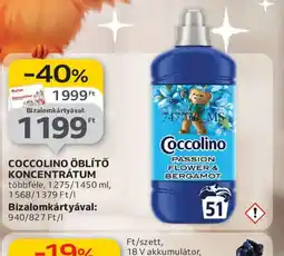 Auchan COCCOLINŐ ÖBLÍTŐ KONCENTRÁTUM ajánlat