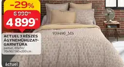 Auchan ACTUEL 3 RÉSZES ÁGYNEMŰHUZAT- GARNITÚRA ajánlat