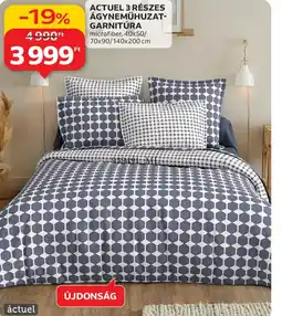 Auchan ACTUEL 3 RÉSZES ÁGYNEMŰHUZAT- GARNITÚRA ajánlat