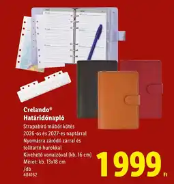 Lidl Crelando Határidőnapló ajánlat