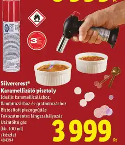 Lidl Silvercrest Karamellizáló pisztoly ajánlat