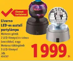 Lidl Livarno LED-es asztali ajánlat