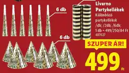 Lidl Livarno Partykellékek ajánlat