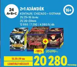 Lidl Kentaur / Chicago + Gotham ajánlat