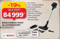 Auchan BOSCH BBS611MAT ÁLLÓ PORSZÍVÓ ajánlat
