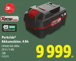 Lidl Parkside Akkumulátor ajánlat