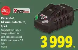 Lidl Parkside Akkumulátortöltő ajánlat