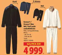 Lidl Esmara / Esmara Men Női / férfi polár szabadidőruha ajánlat