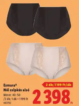 Lidl Esmara Női csipkés alsó ajánlat