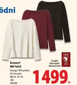 Lidl Esmara Női felső ajánlat