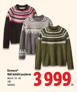Lidl Esmara Női kötött pulóver ajánlat