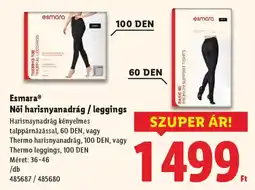 Lidl Esmara Női harisnyanadrág / leggings ajánlat