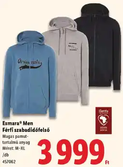 Lidl Esmara Men Férfi szabadidőfelső ajánlat