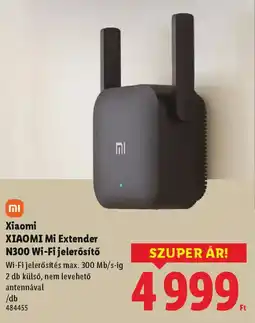 Lidl Xiaomi XIAOMI MI Extender N300 Wi-Fi jelerősítő ajánlat