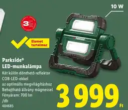Lidl Parkside LED-munkalámpa ajánlat