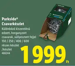 Lidl Parkside Csavarkészlet ajánlat