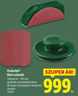 Lidl Parkside Kézi csiszoló ajánlat