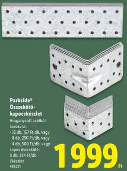 Lidl Parkside Összekötő- kapocskészlet ajánlat