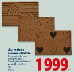 Lidl Livarno Home Kókuszrost lábtörlő ajánlat