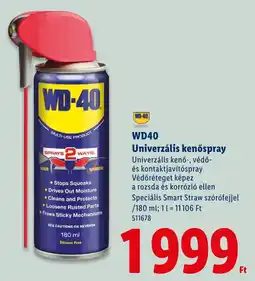 Lidl WD40 Univerzális kenőspray ajánlat