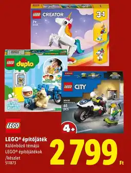 Lidl LEGO építőjáték ajánlat