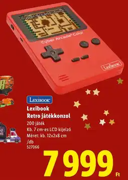 Lidl Lexibook Retro játékkonzol ajánlat