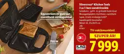 Lidl Silvercrest Kitchen Tools 3 az 1-ben szendvicssütő ajánlat