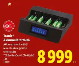 Lidl Tronic Akkumulátortöltő ajánlat