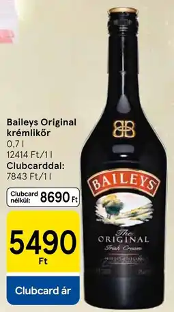 Tesco Baileys Original krémlikőr ajánlat