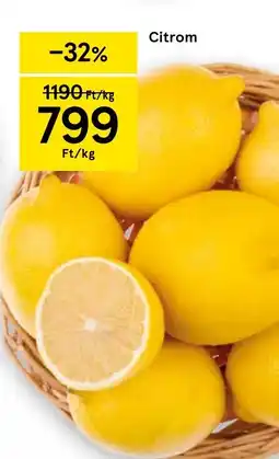 Tesco Citrom ajánlat