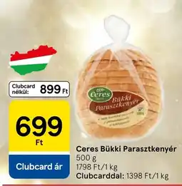 Tesco Ceres Bükki Parasztkenyér ajánlat