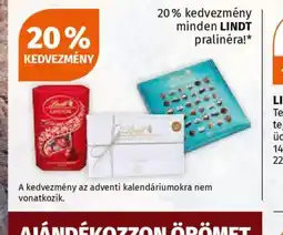 Müller LINDT praliné ajánlat