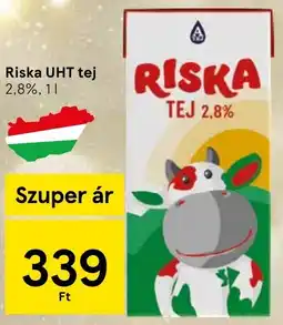 Tesco Riska UHT tej 2,8% ajánlat