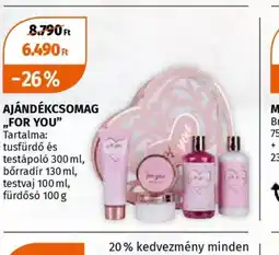 Müller AJÁNDÉKCSOMAG „FOR YOU” ajánlat