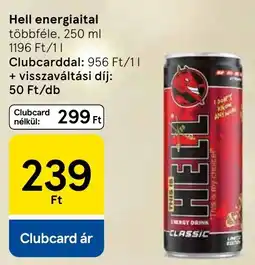 Tesco Hell energiaital ajánlat
