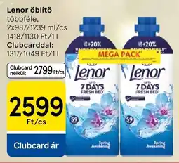 Tesco Lenor öblítő ajánlat